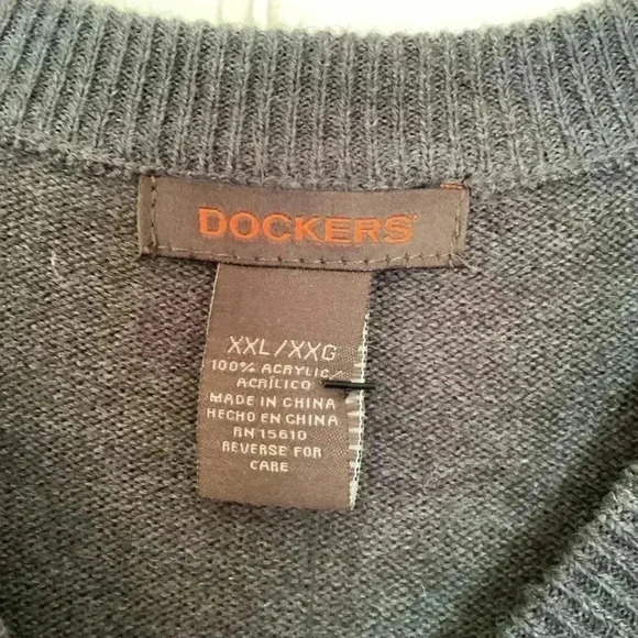 NWT Dockers Men's Comfort Touch Argyle Pattern Vest EXTRA soft Size XXL/ XXG - Picture 3 of 5